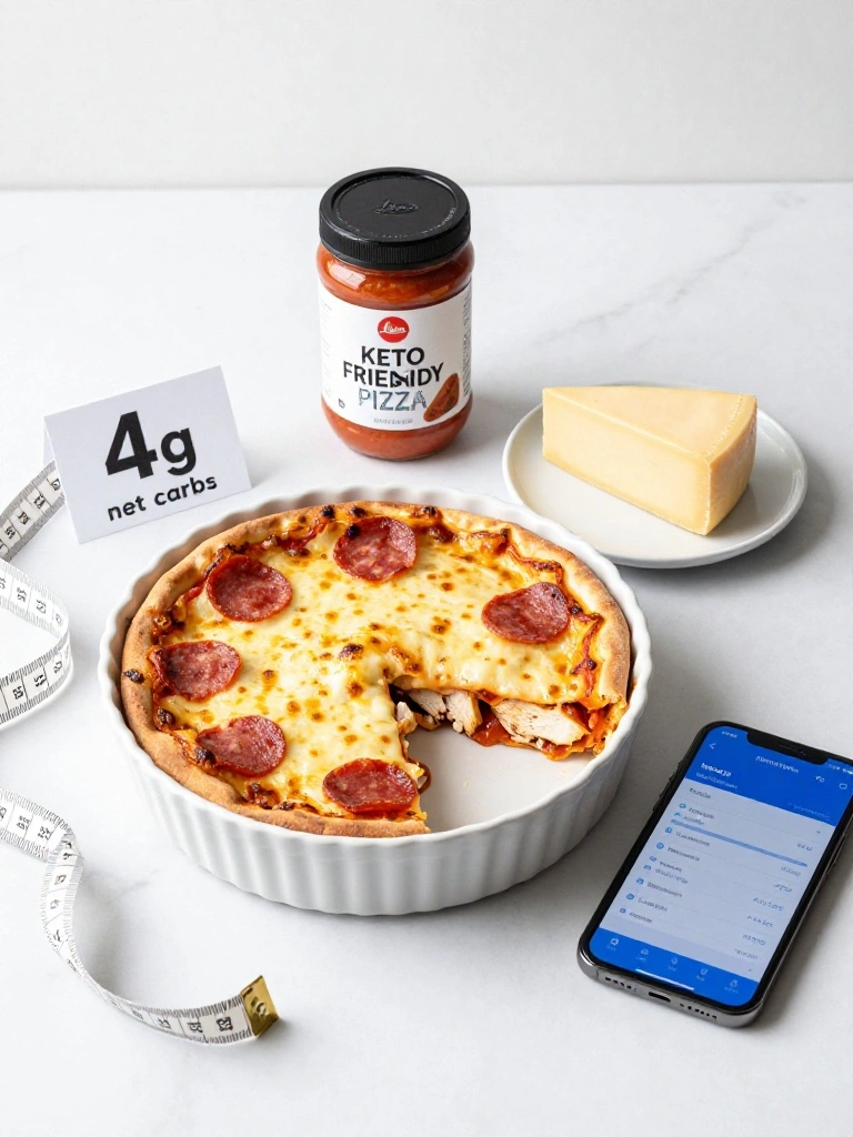 Low-Carb and Keto Chicken Pizza Bake Options