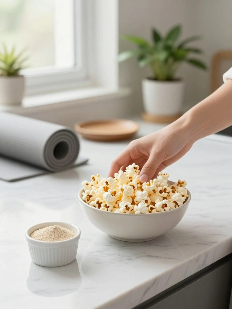 Healthy & Low-Calorie Variation of Dill Pickle Popcorn