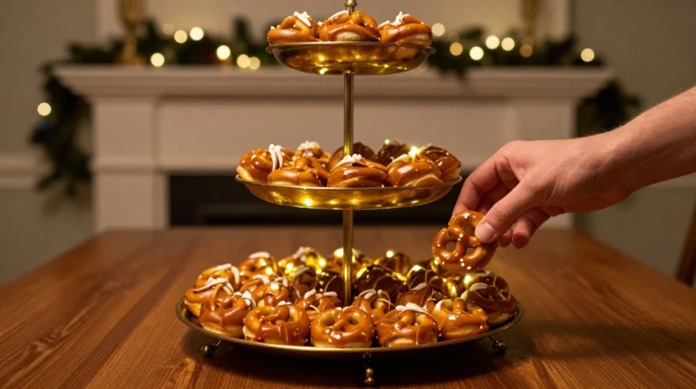pretzel rolo bites