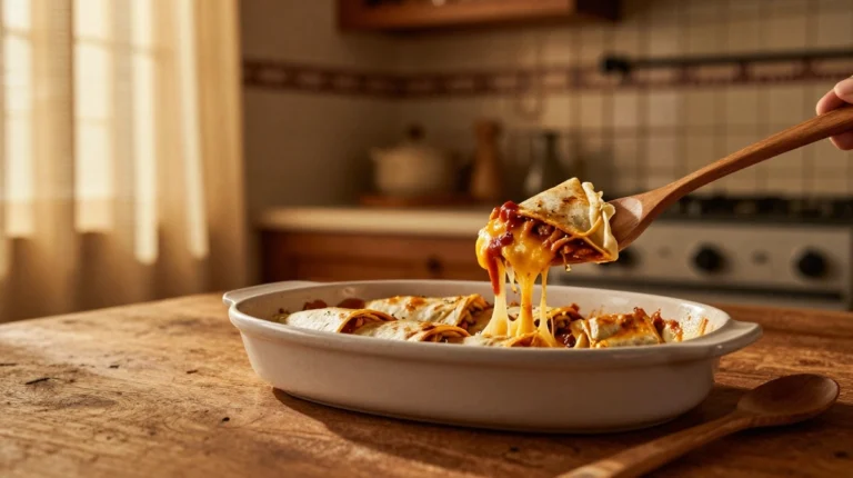 Frozen Burrito Enchilada Casserole