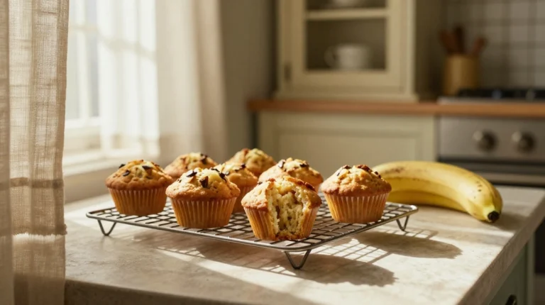 Cake Mix Banana Muffins