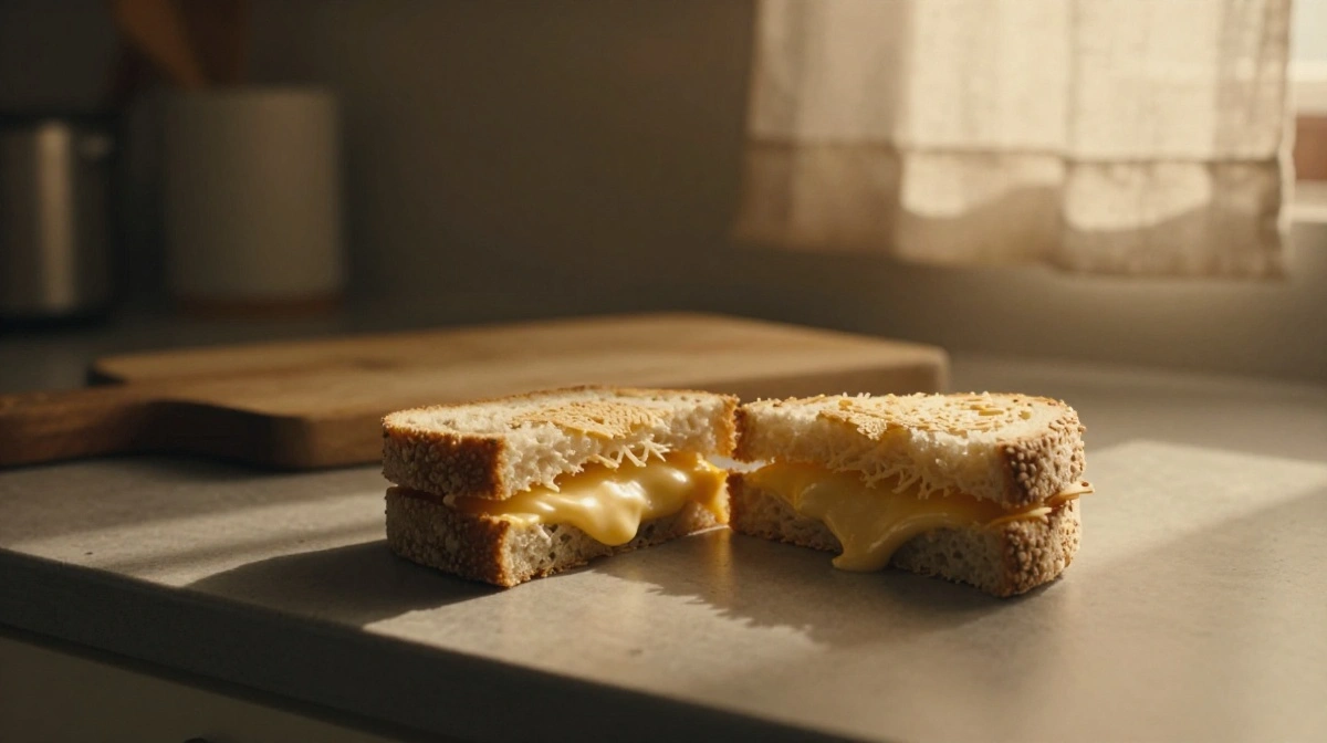 Parmesan Crusted Grilled Cheese