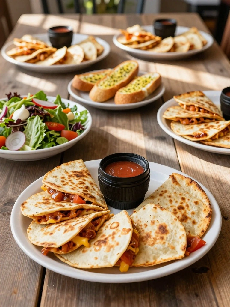 Serving Suggestions for Pizza Quesadilla Night
