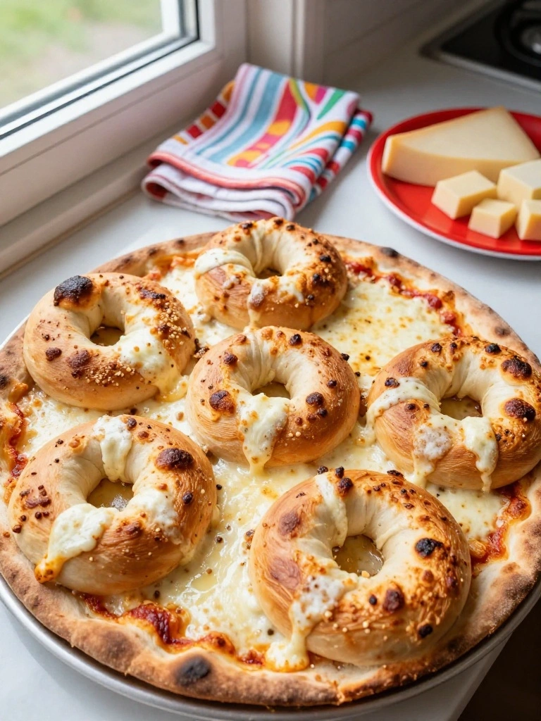 Pizza Bagels for Picky Kids