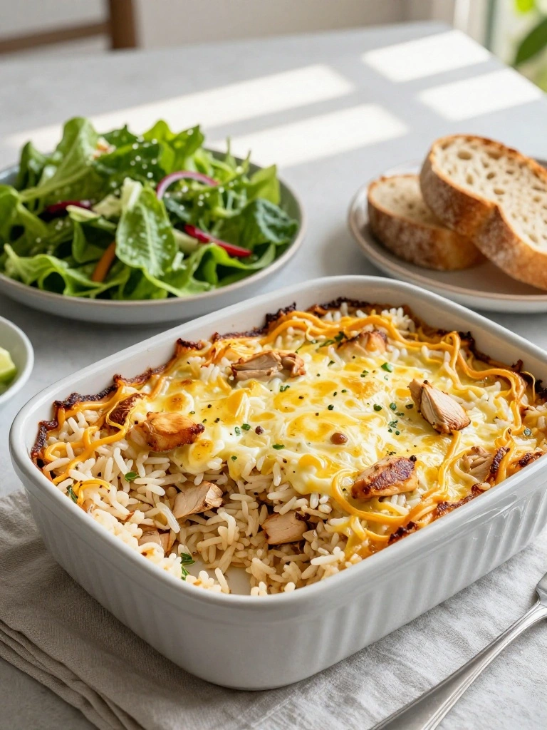 Serving Suggestions for Chicken Rice Casserole