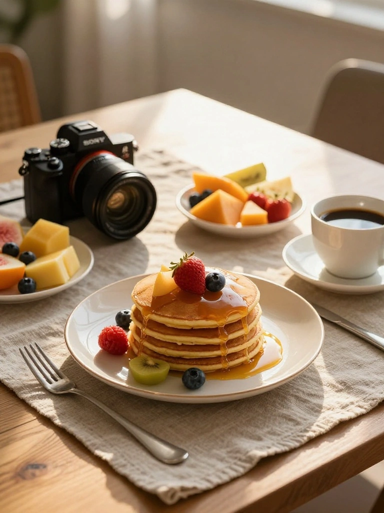 How to Serve Banana Oatmeal Pancakes