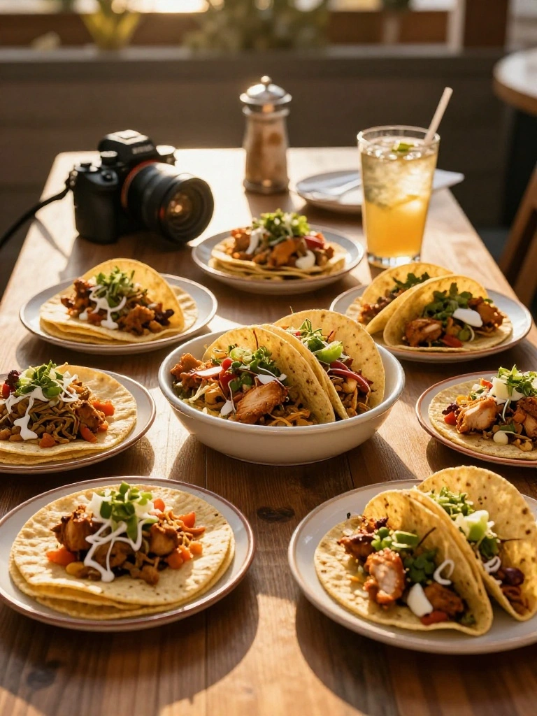 How to Serve Crockpot Chicken Tacos