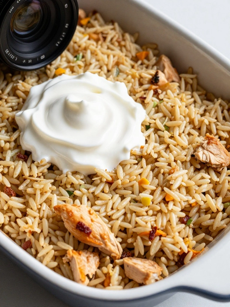 Healthy Swaps for a Lighter Chicken Rice Casserole