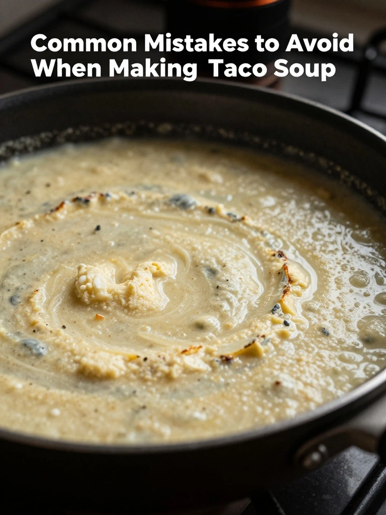 Common Mistakes to Avoid When Making Taco Soup