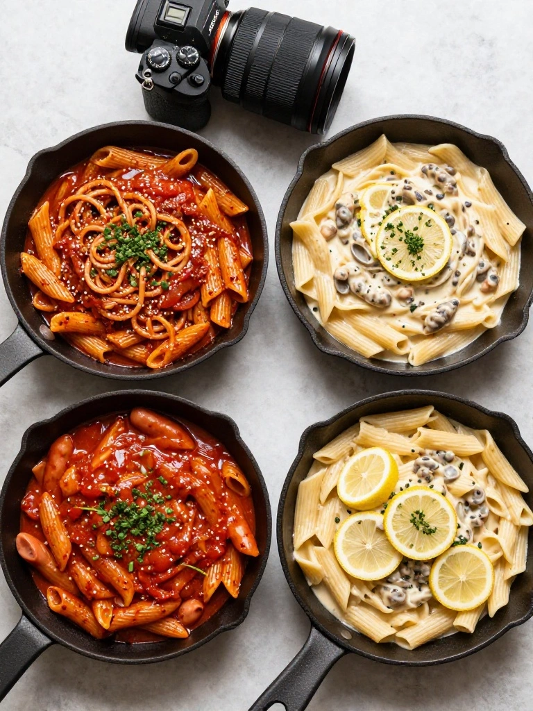 Variations of Creamy Sausage Pasta