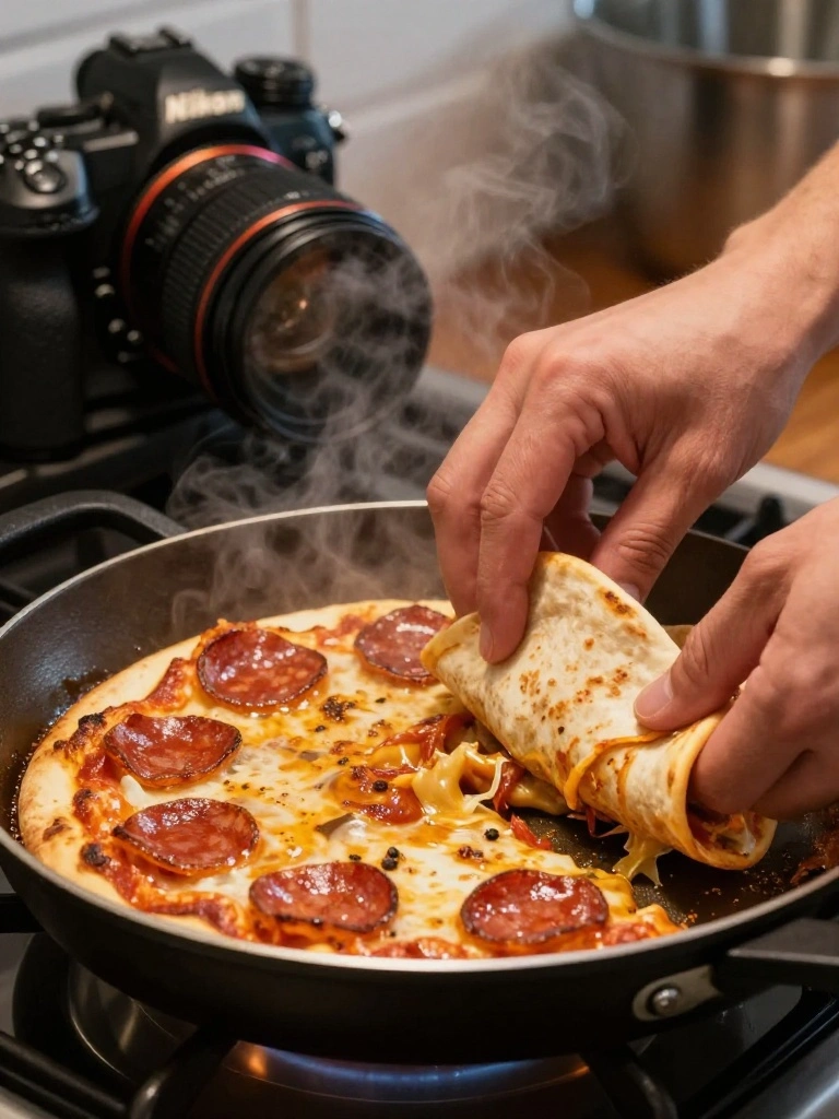 Step by Step Instructions for Pepperoni Pizza Quesadillas
