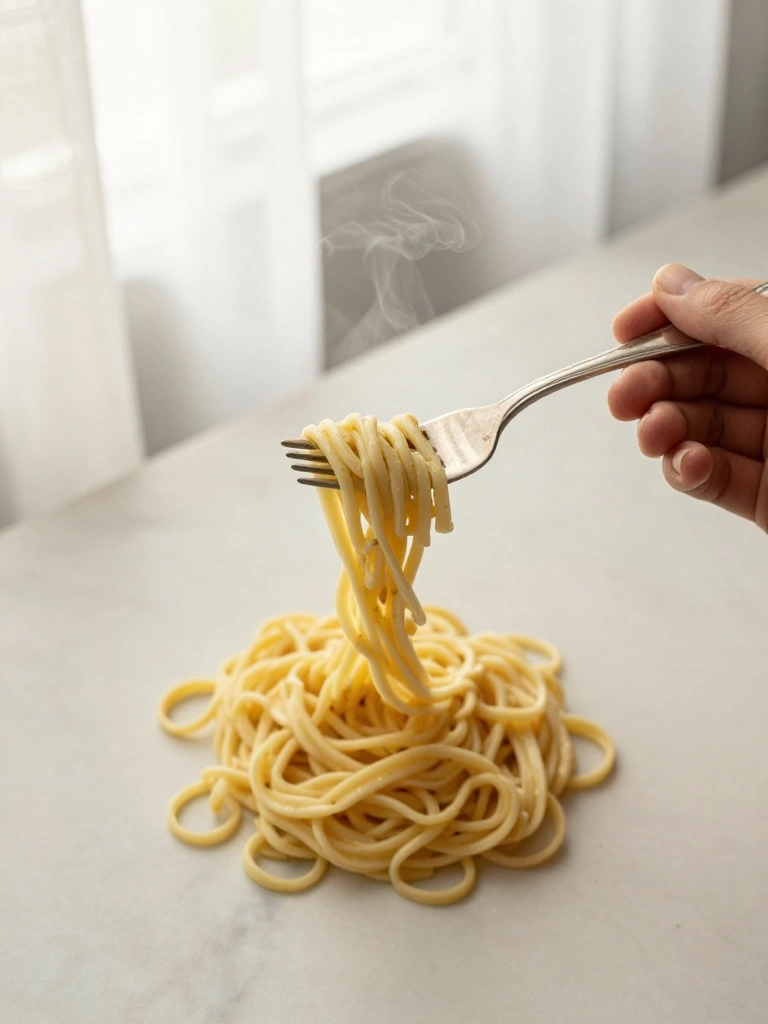 Simple Buttered Noodles with Chicken