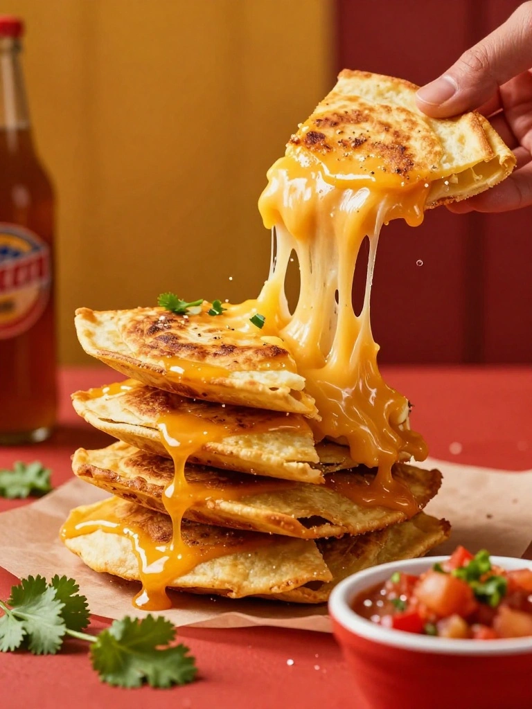Affordable Bean and Cheese Quesadillas