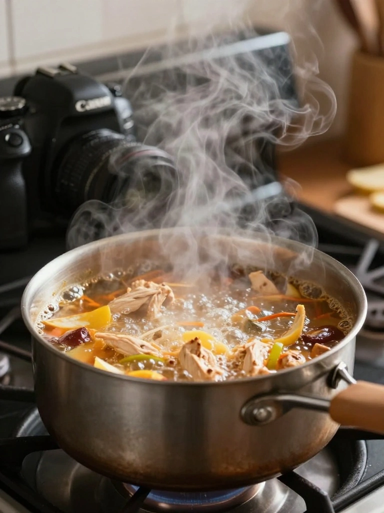Stovetop Method for Quick Chicken Taco Soup