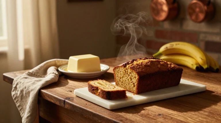 Easy 3-Ingredient Banana Bread