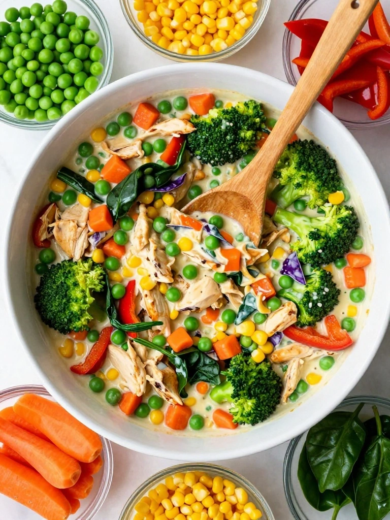 Adding Vegetables to Your Chicken Cobbler Casserole
