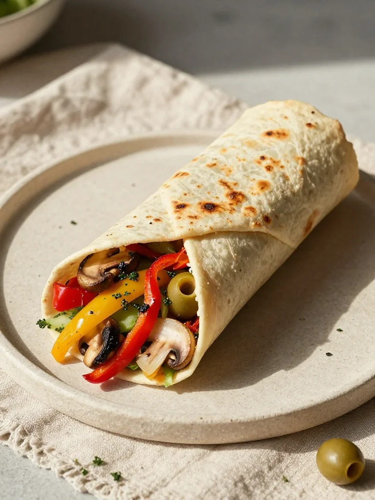 Pizza Burritos With Extra Vegetables