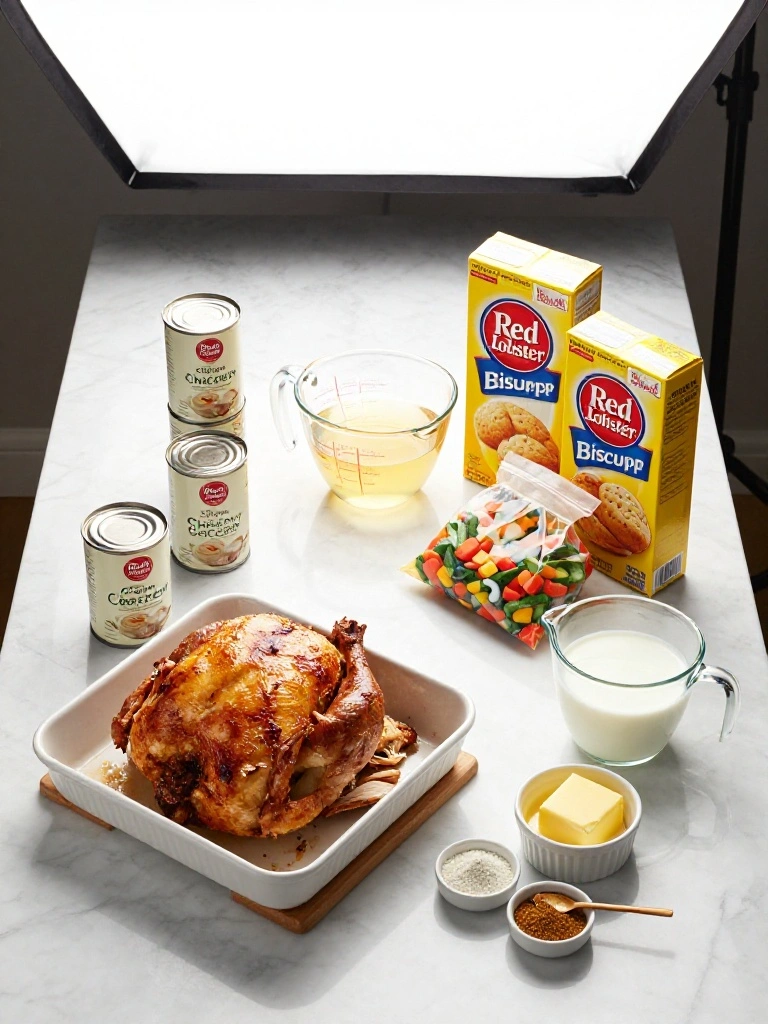 Ingredients You Need for Chicken Cobbler Casserole