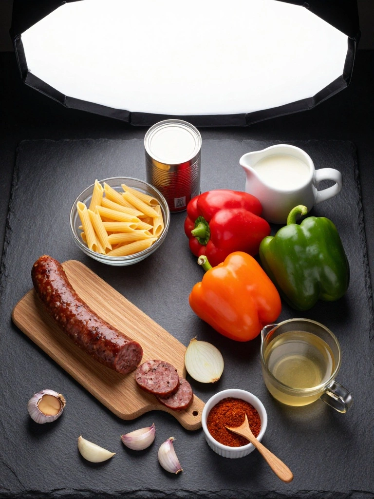 Ingredients You Need for One-Pot Cajun Sausage Pasta