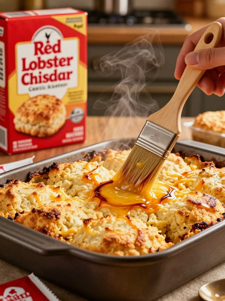 Chicken Cobbler Casserole with Red Lobster Biscuit Mix