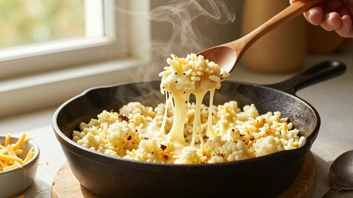 Cheesy Cauliflower Rice